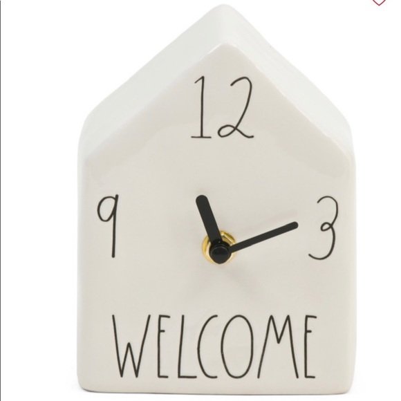 Rae Dunn “House Shaped” Clock